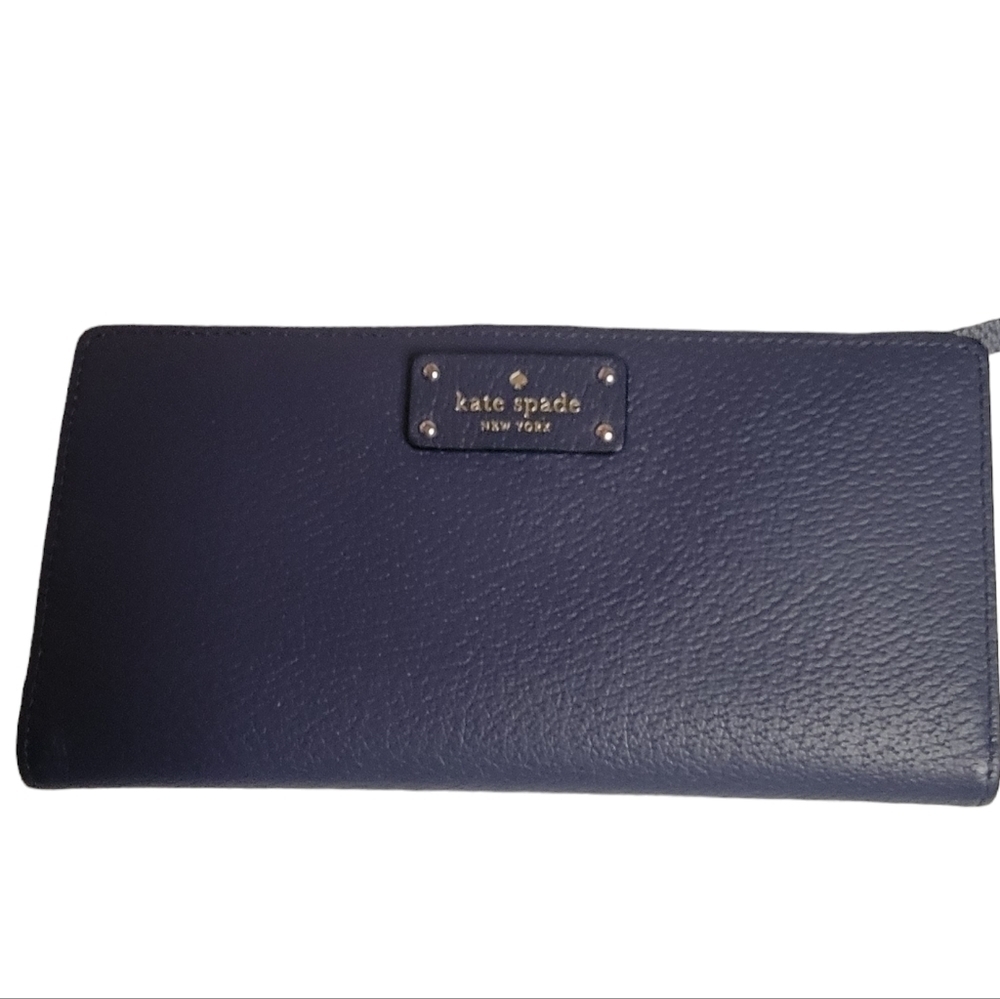 Kate Spade Pebbled Leather Slim Wallet
